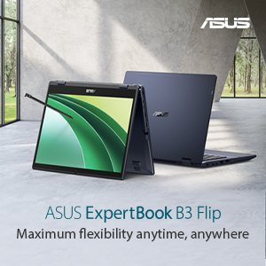 Introducing the ASUS ExpertBook B3 Flip Maximum flexibility anytime, anywhere